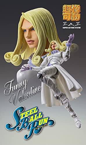 Medicos Super Statue beweglich Fanny Valentine JoJo's Bizarre Adventure Teil 7 Stahlkugellauf von Medicos