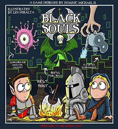 Flat River Group MVL007 Black Souls (Boxed Brettspiel), Mehrfarbig von Flat River Group