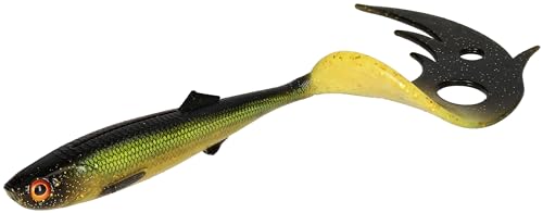 Gummifisch Gummi Köder Mikado Sicario Pike Tail (18cm/Tench) von Meduza