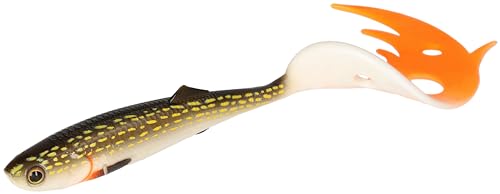 Gummifisch Gummi Köder Mikado Sicario Pike Tail (8,5cm/Pike) von Meduza