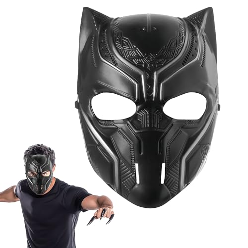 Meekio Black Panther Premium Rollenspiel-Helm, Kunststoff-Halloween-Rollenspiel-Requisiten von Meekio