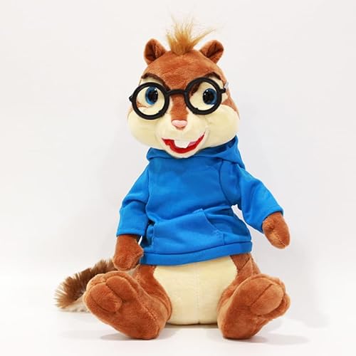 Meetiger Kawaii Sitzende Streifenhörnchen Plüschpuppe Eichhörnchen Spielzeug Niedliche Streifenhörnchen Alvin Theodore Simon Kuscheltier Puppe Kind Geburtstagsgeschenk 25cm Simon von Meetiger