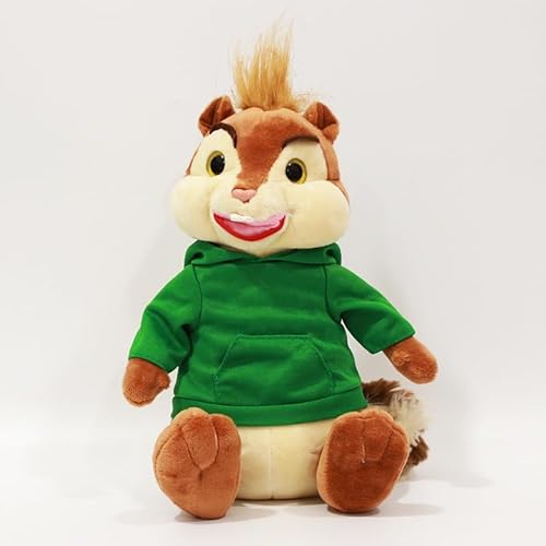 Meetiger Kawaii sitzende Streifenhörnchen Plüschpuppe Eichhörnchen Spielzeug Niedliche Streifenhörnchen Alvin Theodore Simon Kuscheltier Puppe Kind Geburtstagsgeschenk 25cm Theodore von Meetiger