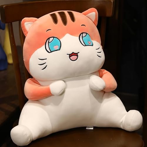 Meetiger Niedliche Hamster Plüschtier Katze Shiba Inu Wurfkissen Kuscheltier Puppe Home Decor für Kinder Kinder Geburtstagsgeschenke 50cm Katze von Meetiger