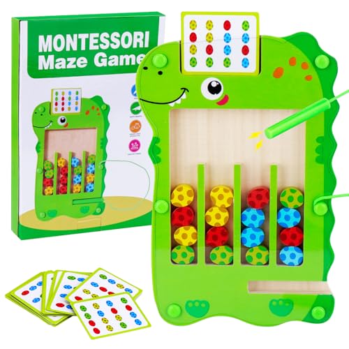 Meetory Montessori Spielzeug ab 3 4 5 6 Jahre, Motorikspielzeug Geschenk Junge Mädchen 4-5-6-7-8 Jahre Geburtstagsgeschenk Activity Board für Kinderspielzeug Holzspielzeug Lernspiele Labyrinth Meetory Montessori Spielzeug ab 3 4 5 6 Jahre, Motorikspielzeug Geschenk Junge Mädchen 4-5-6-7-8 Jahre Geburtstagsgeschenk Activity Board für Kinderspielzeug Holzspielzeug Lernspiele Labyrinth von Meetory
