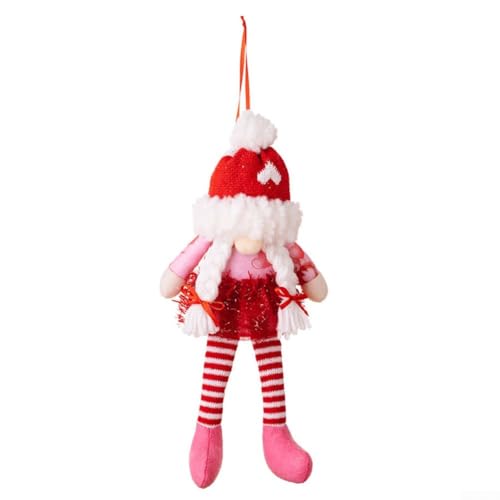 MeevrgR Delightful Valentine Gnomes Plush Dolls for Adding Whimsy to Your Holiday Setup (girl) von MeevrgR