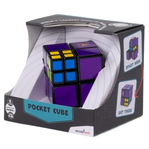 Meffert's M5059 Pocket Cube by Recent Toys Brain Teaser Puzzle, Mehrfarbig, One Size von Recent Toys