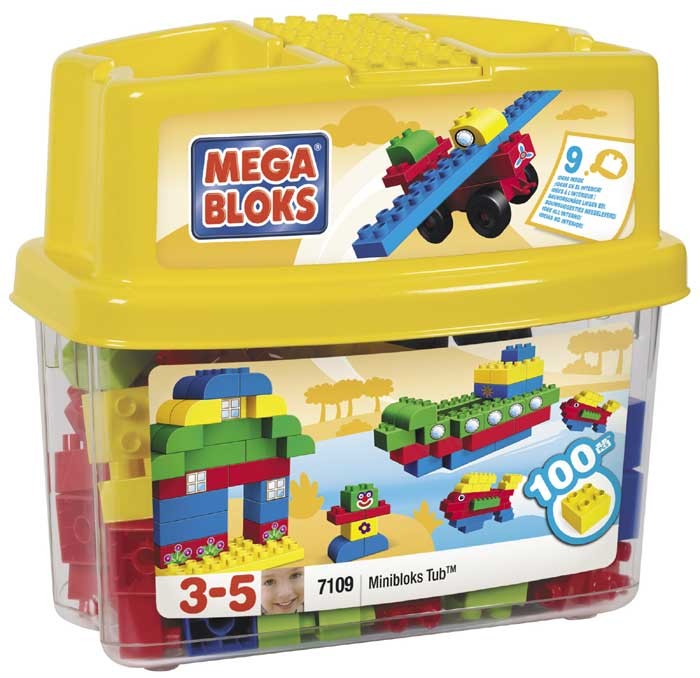 Große Mini Bausteinbox 100 Teile von Mega Bloks