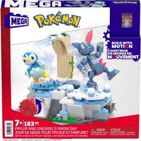 MATTEL HKT20 MEGA Pokémon Plinfa & Sniebels Schneetag von Mega Bloks