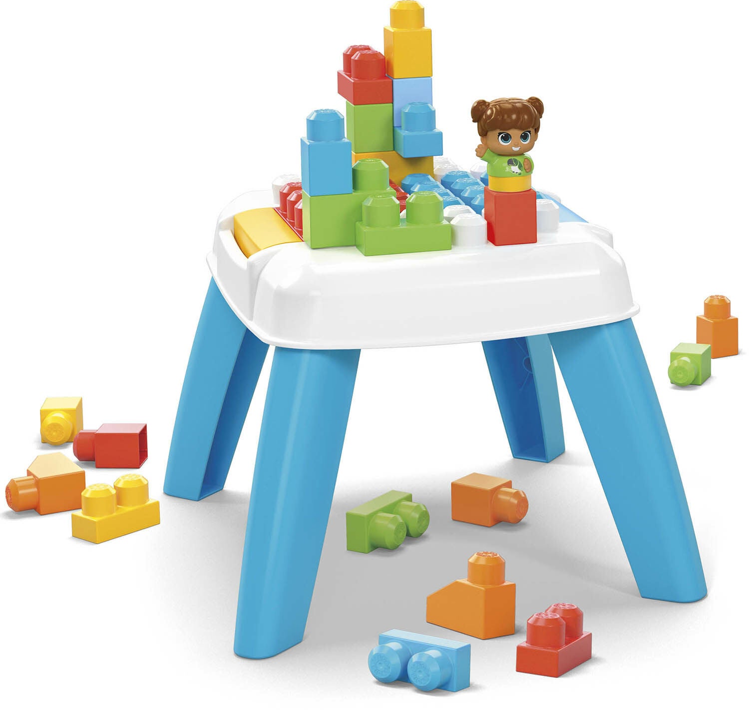 MEGA BLOKS Build 'n Tumble Spieltisch 23 Teile von Mega Bloks