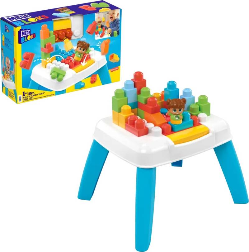 MEGA BLOKS Build 'n Tumble Spieltisch 23 Teile von Mega Bloks