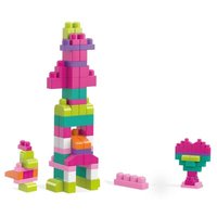 MEGA BRANDS DCH54 MEGA BLOKS Bausteine-Beutel pink (60 Teile) von Mega Bloks