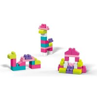 MEGA BRANDS DCH62 MEGA BLOKS Bausteinebeutel pink (80 Teile) von Mega Bloks