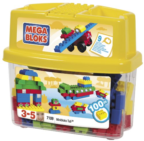 Mega Bloks 7109 - Große Mini Bausteinbox, 100 Teile von Mega Bloks