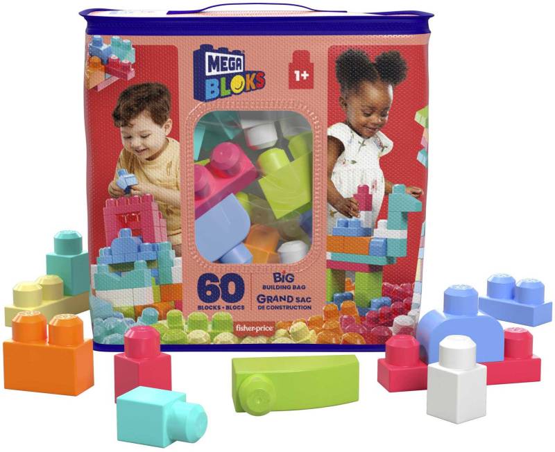 Mega Bloks Große Bautasche First Builders, 60 Teile von Mega Bloks