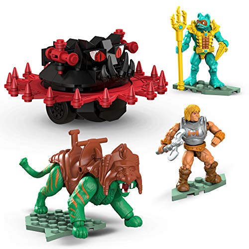 MEGA Construx GPH23 - Probuilder Masters of The Universe Classic Roton Assault, enthält Zwei Mikro-Actionfiguren zum Sammeln, Spielzeug ab 8 Jahren von Mega Brands