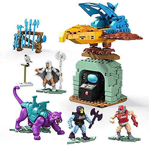 MEGA Construx GPH24 - Probuilder Masters of The Universe Classic Point Dread, Bauset inkl. 3 Mikro-Actionfiguren mit Bewegungspunkten, Spielzeug ab 8 Jahren von Mega Brands