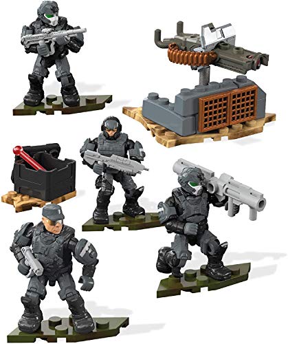 Mega Construx Halo FMM87 - ONI Strike Marines Bausatz, 4 Figuren, 6-14 Jahre, 1 Set, 6x9x1.5 cm von Mega Brands