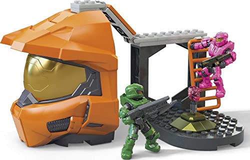 Mega Construx Halo – HHC35 – Zonensteuerung – Pack mit 2 beweglichen Figuren, 8 cm – enthält 63 Teile von Mega Brands