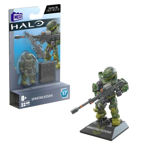 Mega Construx Halo Heroes Series 17 – HKT05 – Actionfigur 6 cm – Spartan Kovan von Mega Construx