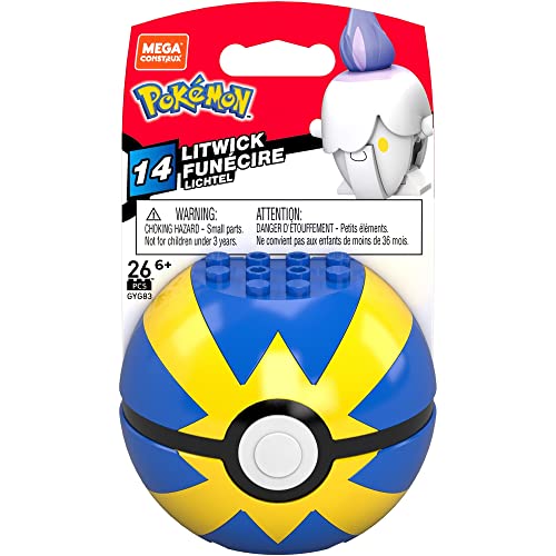 Mega Construx Pokemon Litwick Poke Ball Building Set von Mega Construx