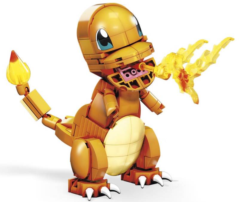 Pokémon Mega Construx Medium Glumanda, 180 Teile von Mega Construx