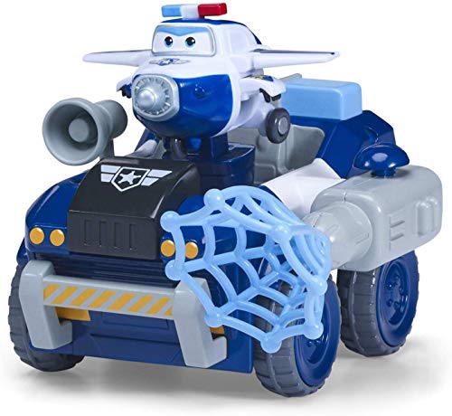 Alpha Group Co., Ltd EU730841 Super Wings Paul's Police Rover, gemischt von Mega Oyuncak