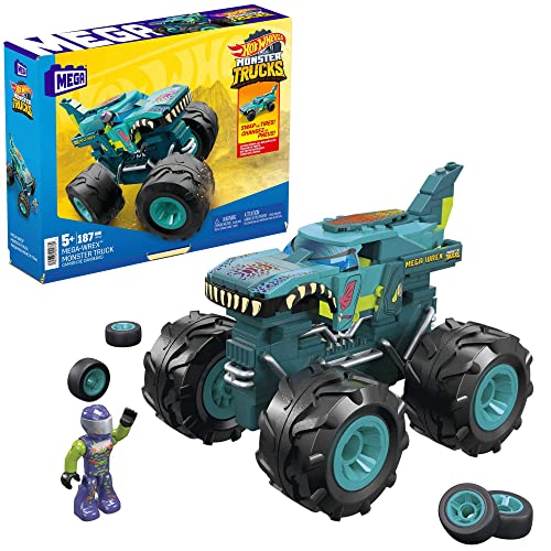 MEGA HDJ95 Wrex Monster TruckBausatz, Bauspielzeug für Kinder ab 5 Jahren von Mega Brands