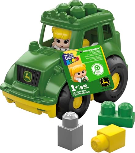 Mattel Mega Bloks First Builders CND89 John Deere Traktor von Mega