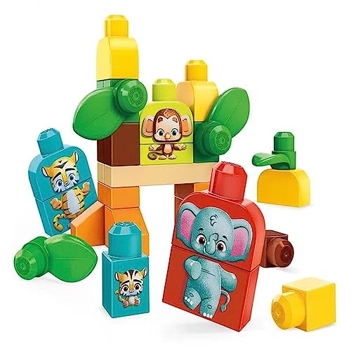 MEGA Bloks GPT75 - Safarifreunde Ecofriends e Bausteine (30 Stück) von MEGA