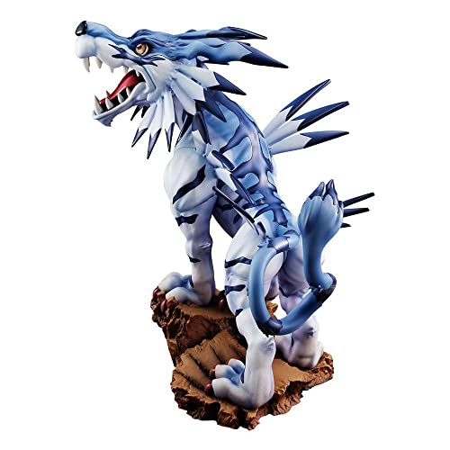 Digimon Adventure Garurumon Statuette G.E.M. Precious Serie, 28 cm von MegaHouse