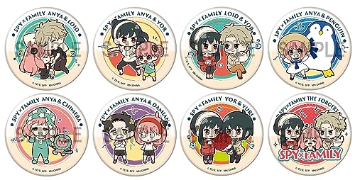 MegaHouse - Spy x Family vol 1 (Box of 8), Megahouse Metal Badge Collection von MegaHouse