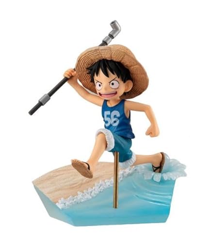 Megahouse, Gem Series Monkey D. Luffy, Run! Run! Run, 15th Anniversary Version, MH839146, Mehrfarbig, Sammelfigur, optimal für Anime-Fans von MegaHouse