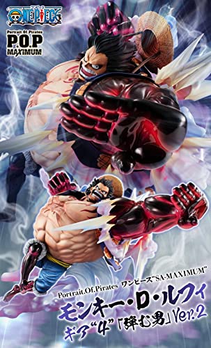 Megahouse Générique One Piece – Monkey D. Luffy Gear 4 Boundman V2 – Figur P.O.P, 27 cm von MegaHouse