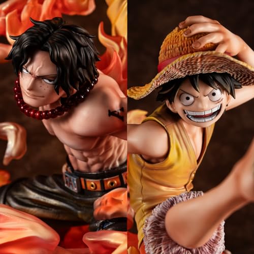 Megahouse Luffy & Ace One Piece Figur – Portrait of Pirates – Neo-Maximum – Bond Between Brothers – 20Th Limited Ver. 24,5 cm, Mehrfarbig MH716454 von MegaHouse