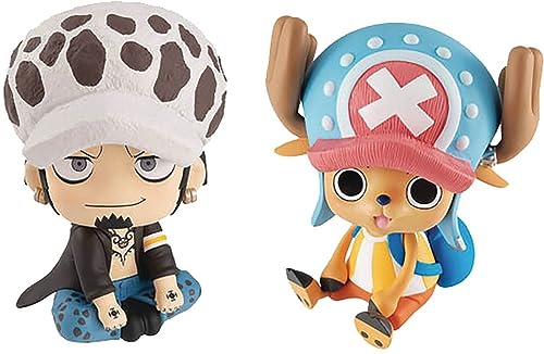 Megahouse - One Piece – Look Up Serie – Tony & Law 2-teiliges Figuren-Set mit Geschenk von MegaHouse