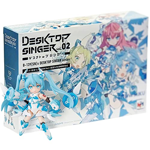 Snow M i k u : 8 cm Desktop Sänger Minifigur (83243-1) von MegaHouse