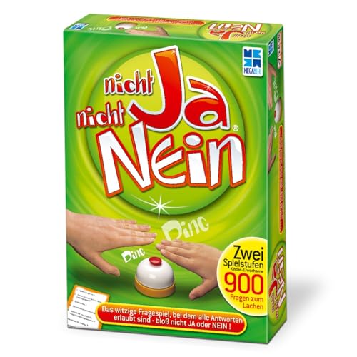 MEGABLEU | Nicht Ja Nicht Nein | Gesellschaftsspiele für die Familie | Kommunikatives Spiel | Kreativ Fragen beantworten | Familienspiel | Witziges Fragespiel | Für 2-6 Spieler ab 7 Jahren von Megableu