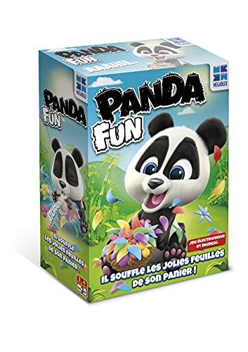 Meégableu – Panda'Fun – elektronisches und musikalisches Spiel – Schnelligkeit und Geschicklichkeitsspiel – zum Spielen mit Familie oder Freunden – für 2 bis 4 Spieler – ab 3 Jahren von Megableu