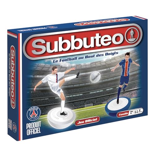 MegaBleu Subbuteo Paris Saint-Germain – Gesellschaftsspiel für Erwachsene und Kinder ab 6 Jahren – Strategisches Krug-Spiel – offizielles PSG-Produkt – 2 Spieler – komplettes Material – französische von Megableu