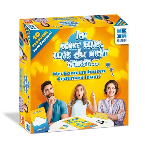 Megableu Ich denke was, was du nicht denkst... Brettspiel Familienspiel Gesellschaftsspiel ab 7 Jahren Denkspiel für die ganze Familie 2 – 6 Spieler von Megableu