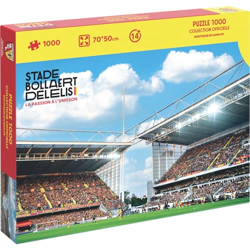 Megableu 678279 Bollaert Delelis RC Lens Foto-Puzzle Stadion, Mehrfarbig von Megableu