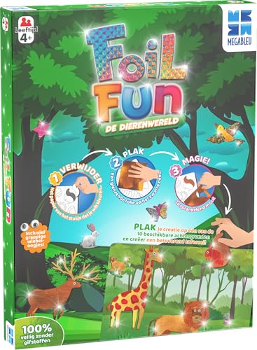 Megableu 678903 Foil Fun Tiere Hobbys-Kreative und lustige Aktivität-Ab 4 Jahren-678903 von Megableu