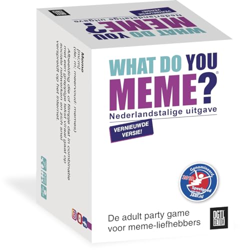 Megableu 678986 What Do You Meme - Kartenspiel - Das Spiel für Partys - Niederländische Version - für 18 Jahre und älter von Megableu