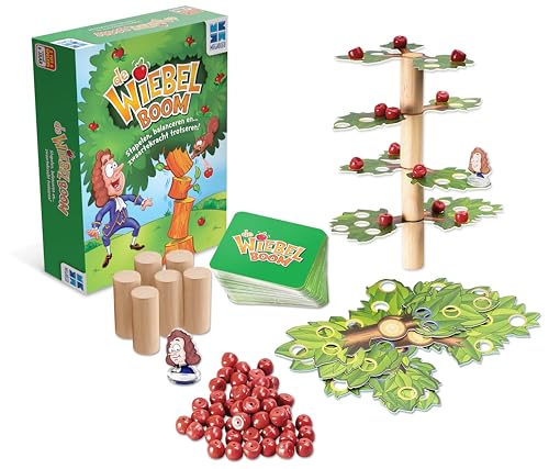 Megableu - DE WIEBELBOOM Brettspiel und Geschicklichkeitsspiel für Kinder 6 Jahre + - Bauen mit Äpfeln, Zweigen und Balance - 2–6 Spieler - Lernspiel für Familien - Niederländische Version Megableu - DE WIEBELBOOM Brettspiel und Geschicklichkeitsspiel für Kinder 6 Jahre + - Bauen mit Äpfeln, Zweigen und Balance - 2–6 Spieler - Lernspiel für Familien - Niederländische Version von Megableu