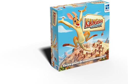 Mega Bleu | KANGOU’WAOU | Jeu d’Action et réflexe | A partir de 4 Ans | De 2 à 4 Joueurs | Version Française von Megableu