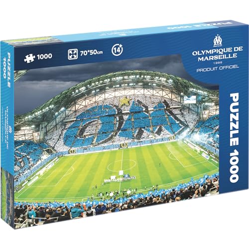 Megableu 678280 Olympique de Marseille-Puzzle Tifo, blau von Megableu