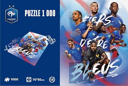 Megableu – Puzzle 1000 Teile FFF offiziell – Stolz des blauen Fußballs – Französisches Fußball-Puzzle für Erwachsene und Kinder ab 14 Jahren – Geschenkidee für Fans der französischen Megableu – Puzzle 1000 Teile FFF offiziell – Stolz des blauen Fußballs – Französisches Fußball-Puzzle für Erwachsene und Kinder ab 14 Jahren – Geschenkidee für Fans der französischen von Megableu