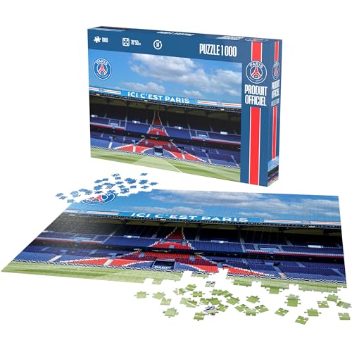 Megableu Puzzle mit 1000 Teilen, PSG Paris Saint-Germain, offizielles Club-Puzzle, Fußballfans für Kinder und Erwachsene ab 14 Jahren, Geschenkidee für Fußball- und PSG-Fans – Format 70 x 50 cm Megableu Puzzle mit 1000 Teilen, PSG Paris Saint-Germain, offizielles Club-Puzzle, Fußballfans für Kinder und Erwachsene ab 14 Jahren, Geschenkidee für Fußball- und PSG-Fans – Format 70 x 50 cm von Megableu