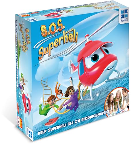 Megableu - SOS SUPERHELI - Action-Spiel Ab 5 Jahren - Brettspiel Für Kinder - Für 2 Bis 4 Spieler - Fun Geschenkidee Geburtstag Oder Nikolaus - DE Version Megableu - SOS SUPERHELI - Action-Spiel Ab 5 Jahren - Brettspiel Für Kinder - Für 2 Bis 4 Spieler - Fun Geschenkidee Geburtstag Oder Nikolaus - DE Version von Megableu